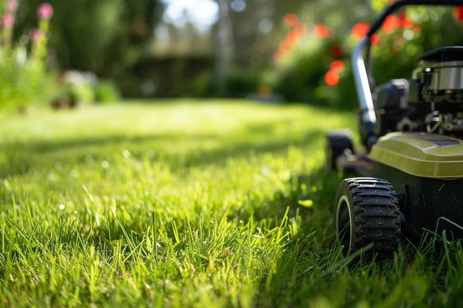 propelled lawn mower