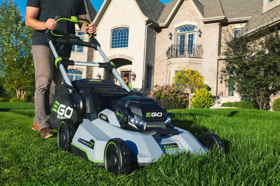 cordless battery lawn mower